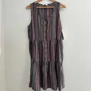 Mododoc Los Angeles Dress NWT Women’s size L Multicoloured sleeveless dress